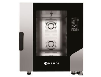 Konvektions-Dampfgarer Contact 7x GN 1/1, HENDI, 400V/10400W, 730x849x(H)850mm