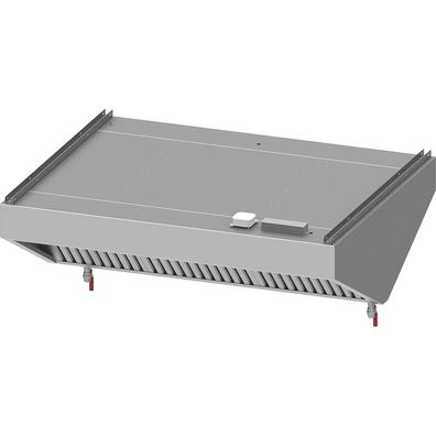 Stalgast Deckenhaube Basic Line, Schrägform 1100 mm x 1200 mm mit Flammschutzfilte