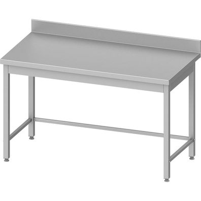 Gastronomie Stalgast Arbeitstisch ECO ohne Grundboden 600x600x850 mm, mit Verstreb