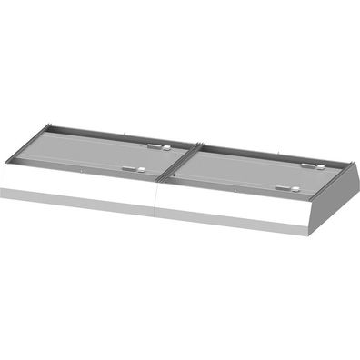 Stalgast Deckenhaube Basic Line, Trapezform 4700 mm x 2000 mm mit Flammschutzfilte