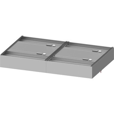 Stalgast Deckenhaube Basic Line, Kastenform 3200 mm x 2200 mm mit Flammschutzfilte