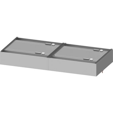 Stalgast Deckenhaube Basic Line, Kastenform 3300 mm x 2000 mm mit Flammschutzfilte