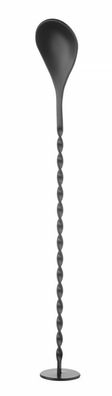 Barlöffel mit Stößel, BarUp, Schwarz, 280x35mm