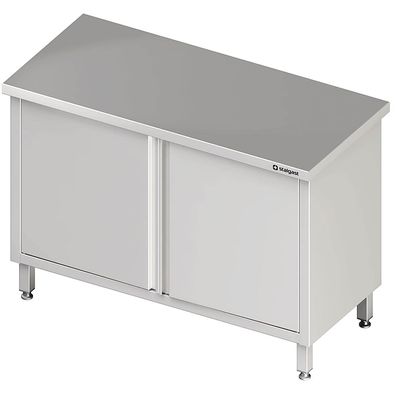 Stalgast Durchreicheschrank mit Flügeltüren, 1200x600x850 mm, ohne Aufkantung,