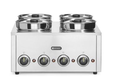 Thermosystem, vierfach, HENDI, 16L, 220-240V/800W, 506x509x(H)298mm