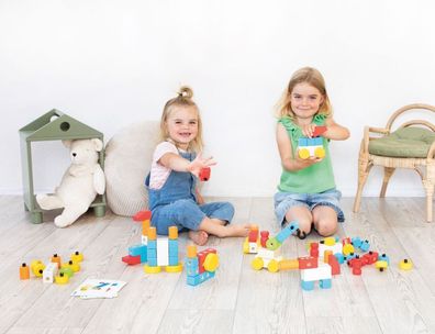 Kindergarten Elemento - 102 Teile Holzspielzeug Vorschule