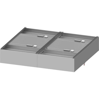 Stalgast Deckenhaube Basic Line, Kastenform 2200 mm x 2200 mm mit Flammschutzfilte