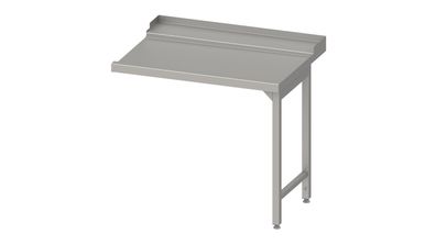 Stalgast Ablauftisch, Korbführung mit Gefälle, auf zwei Beinen 1100x750x880 mm,