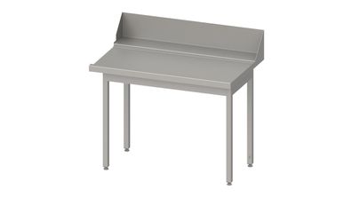 Stalgast Ablauftisch PRO, Korbführung mit Gefälle, ohne Grundboden 1500x750x880