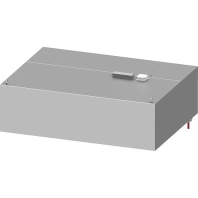 Stalgast Induktions-Wandhaube Basic Line, Kastenform 1700 mm x 1100 mm mit Flamms
