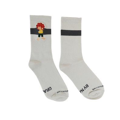 Bavarian CAPS Sportsocken Pumuckl Grantig weiß