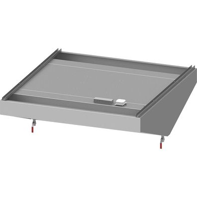 Stalgast Deckenhaube Basic Line, Schrägform 1700 mm x 1800 mm mit Flammschutzfilte