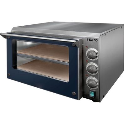 Saro SARO Mini-Pizzaofen für 2 Pizzen, Modell ETNA 2