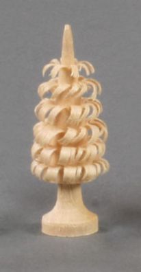 Tischdekoration Ringelbaum mit Stamm natur BxHxT 16x40x16mm NEU Holzbaum DEKO