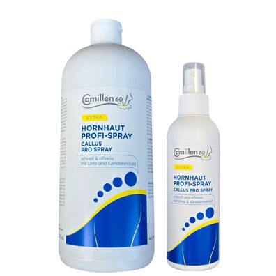 Camillen 60/Hornhaut Spray+Nachfüller 1200ml/Fußpflege/Hautpflege
