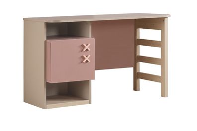 Schreibtisch Rosie in Rosa/Beige