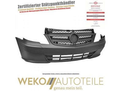 Stoßstange vorne passend für Mercedes Vito W639 Baujahr 10-14 keine Löcher pdc