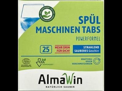 AlmaWin 6x Spülmaschinen Tabs Powerformel 500g
