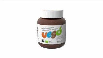 Vego 6x VEGO - Fine hazelnut chocolate spread (crunchy) - Organic, VEGAN, Fairtea