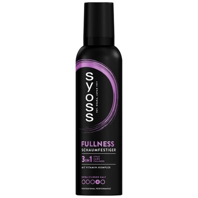 Syoss Fullness Schaumfestiger 3in1 mit Vitamin Komplex 250ml