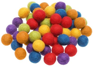 Filzkugeln Ø 2 cm, 60 Stück