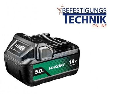 Hitachi HIKOKI Ersatz Akku BSL1850MA 18,0 Volt 5,0 Ah LiIon Schiebeakku