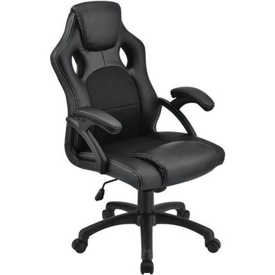 Gamingstuhl Bürostuhl Schreibtischstuhl Drehstuhl Racing Sportsitz Schwarz B-WARE