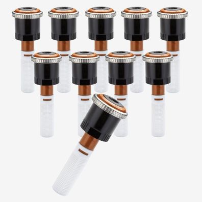 10x Hunter - Rotator Düse - Typ MP RCS-515 / Wurfweite 1,5 x 4,6 m - Rechter Seitenst