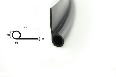 NP15 Notenprofil EPDM Kederprofil Gummi Profil Keder Dichtprofil Dichtungsprofil Gumm