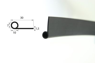 NP18 Notenprofil EPDM Kederprofil Gummi Profil Keder Dichtprofil Dichtungsprofil Gumm