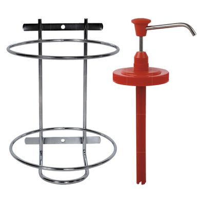 FOERCH Pumpspender MIT Wandhalterung 1 STK Seifenspender Druckpumpe Dosierpumpe