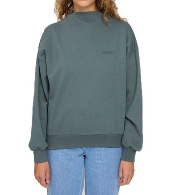 MAZINE Women Crew Soft Fabric Mock bottle