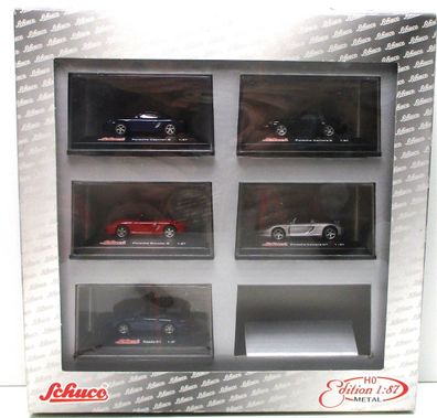 Schuco 1/87 5x Porsche Automoll Edition 1:87 OVP (Spur H0)(4781k)