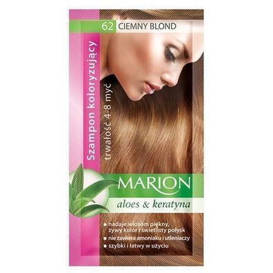 Marion Haarfarbe 62 Dunkelblond, 40 ml - Intensive Coloration für Natürliches Bl