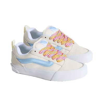 VANS Women Schuh Knu Skool Oversized Lace white/blue