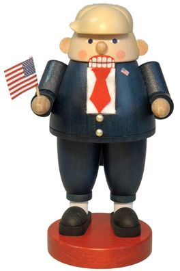 Richard Glaesser Nussknacker Trump aus Seiffen im Erzgebirge