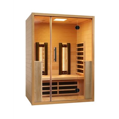 VITALhome Moonlight 140 Infrarotkabine mit 2 ABC Infrarotstrahler inkl. Frontstrahle