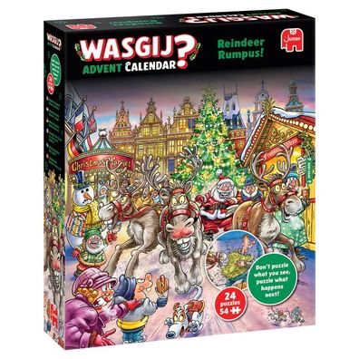 Wasgij Adventskalender Rentier-Raserei!
