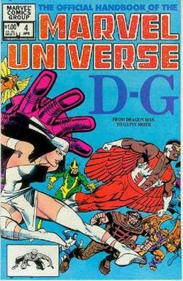Official Handbook of Marvel Universe # 4 (D-G) (USA, 1983)