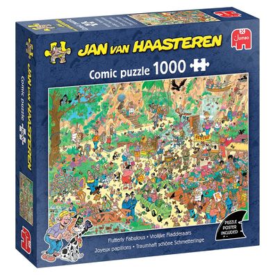 Jan van Haasteren, Traumhaft schöne Schmetterlinge, 1000 Teile Puzzle