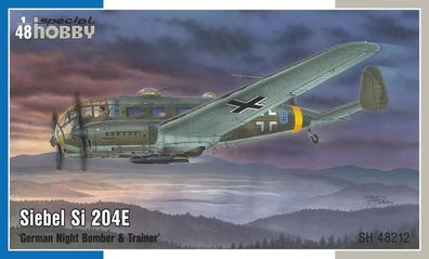 Special Hobby 1:48 100-SH48212 Siebel Si 204E German Night Bomber & Trainer - NEU
