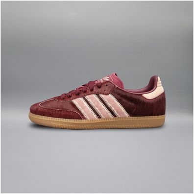 adidas Samba OG Maroon Sand Strata Pony (Womens) - 36 2/3