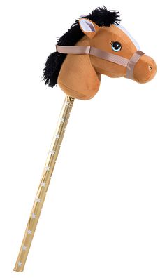 Heunec Steckenpferd mittelbraun Größe 74 cm