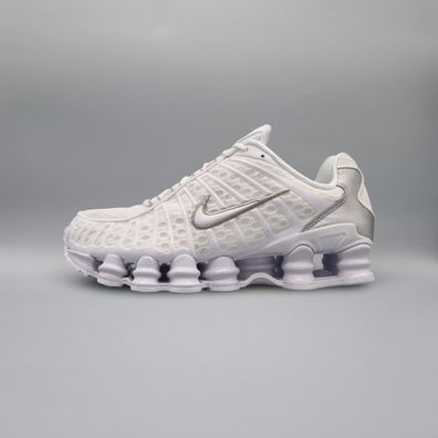 Nike Shox TL White Metallic Silver (Womens) - 40