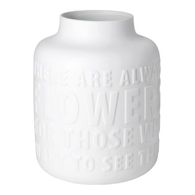 Vase "There are always flowers"
