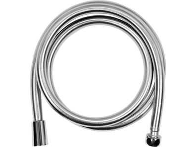 Brauseschlauch, Duschschlauch PVC, glatt, Silber, Anti-Twist 1,5 - 2m