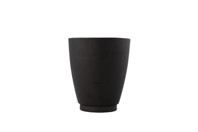 Trautesheim® Metall Blumentopf OPAL schwarz, zwei Größen oder als Set