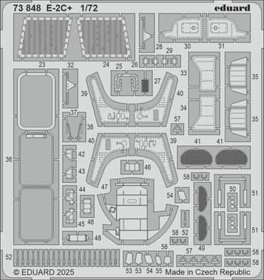 Eduard Accessories 1:72 73848 E-2C+ HELLER