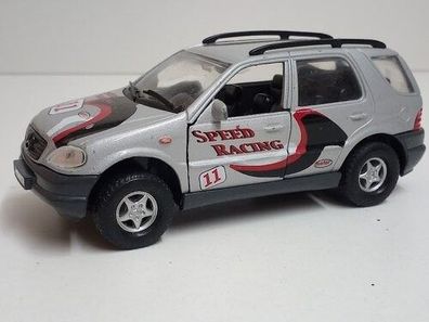 Mercedes ML 320 silber °Speed Racing° ca. 1:32 Welly