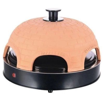 Emerio Pizzaofen Pizzarette für 6 Personen Minipizza Pizza-Maker Pizza Ofen